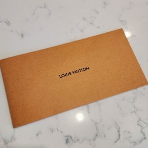 LOUIS VUITTON - Gift envelope/card large (Authentic)